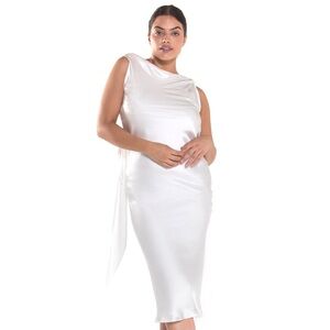 The Bar Max Dress in White (Blanc)